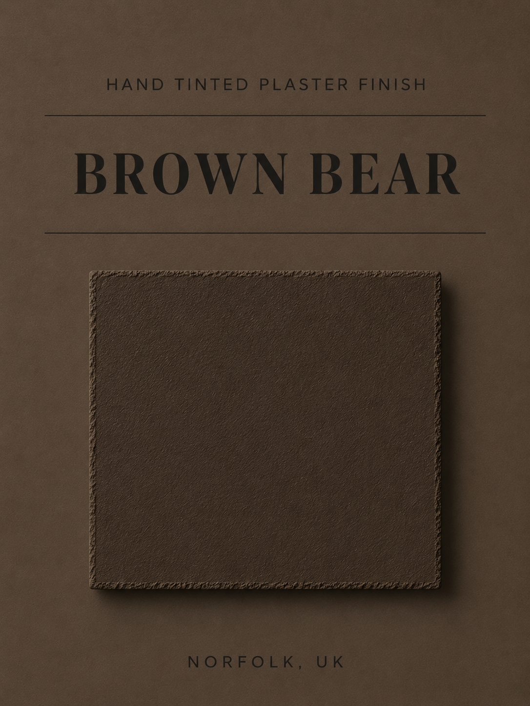 Brown Bear - Tone Coat - Plaster Colour