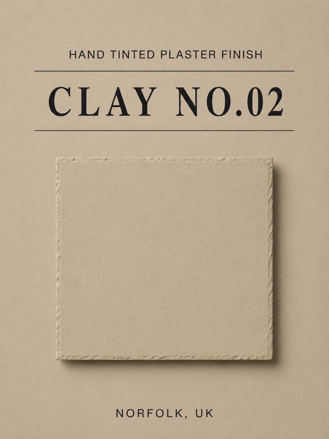 Clay No.02 - Tone Coat - Plaster Colour