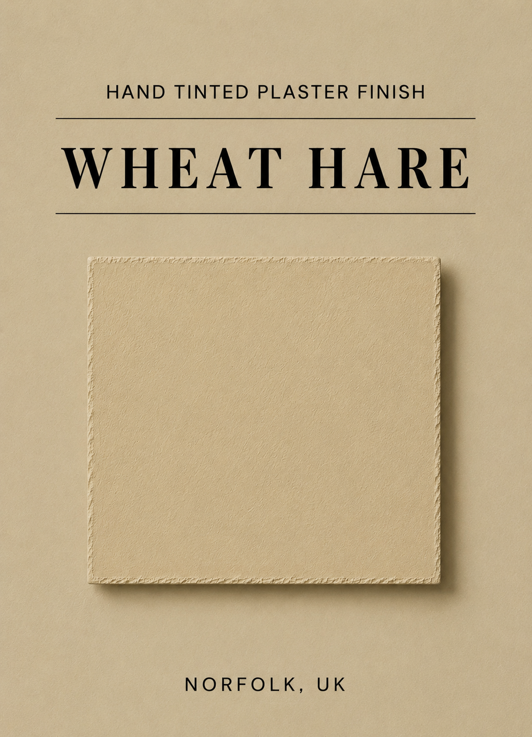 Wheat Hare - Tone Coat - Plaster Colour